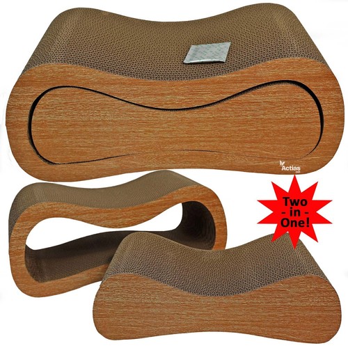 Cat kitten cardboard scratcher - cat,
