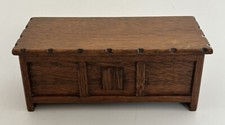 Novelty ‘Tallent’ Music Box in the Form of an Oak Coffer