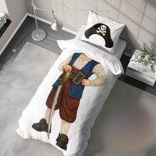 Pirate Duvet Cover Personalised Kid Costume Bedding Fun Adventure Bedroom Design