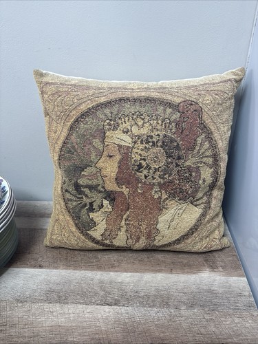 Vintage chenille mucha style - vintage,