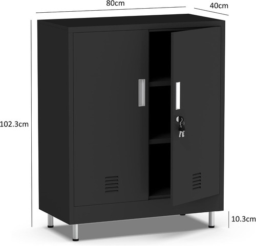 Lockable metal filing cabinet - filing,