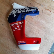 Honda Africa Twin Xrv750 Rd04 1990 Red Blue Tank Faring Left Side