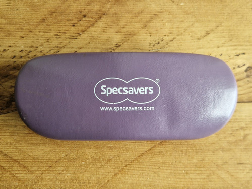 Specsavers purple glasses - , case