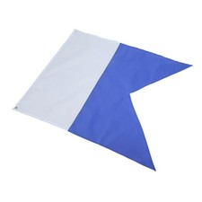 Blue White Dive Flags