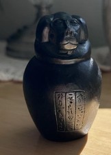 Hand Carved Egyptian Canopic