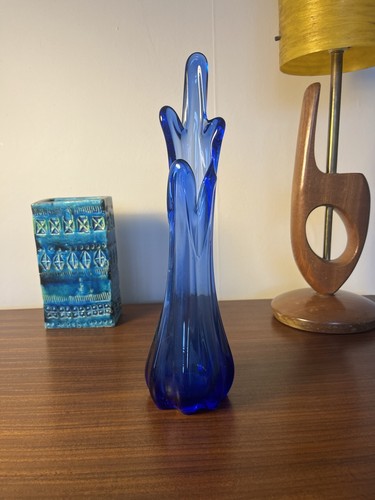 Cobalt blue glass swung - blue,