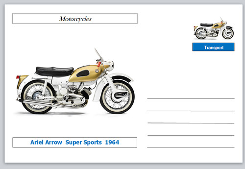 Motorcycles ariel arrow - motorcycles,