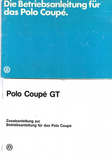 1982 polo coupe 2 owners - vw,