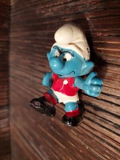 Vintage Football Smurf Circa 1979 SCHLEICH Come On You Reds Smurf Tastic