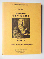 Vivaldi   Gloria  Kalmus Study Scores #749 miniature pocket score
