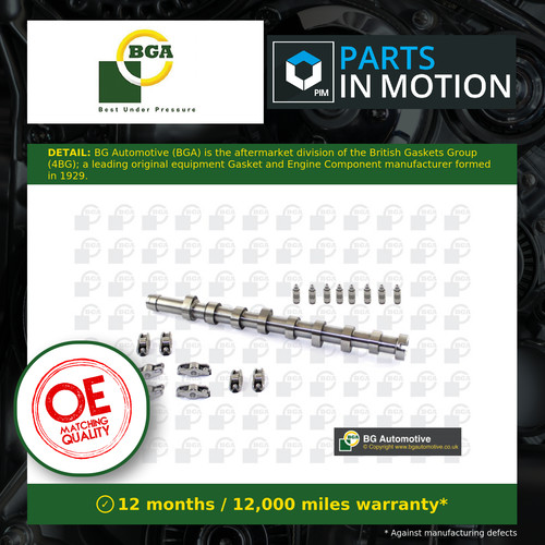 Camshaft kit fits vauxhall - vauxhall, bga
