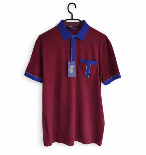 Gabicci men polo shirt berry - gabicci,