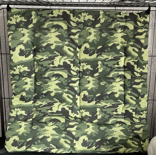 Large padded green camouflage - padded,