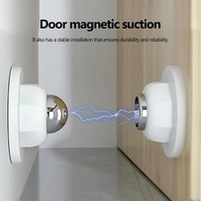 Universal Magnetic Door Stop Holder Catch Stops Anti Collision Stopper Door UK