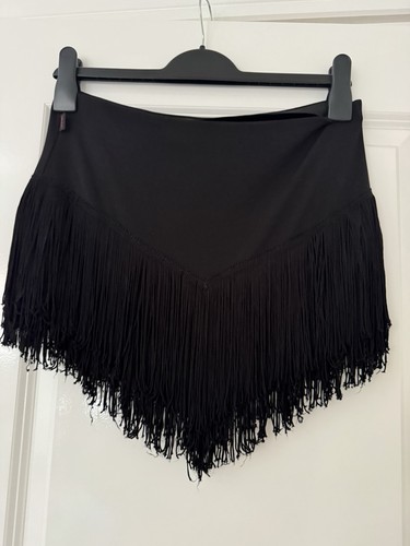 Fringed latin dance skirt - dance, with