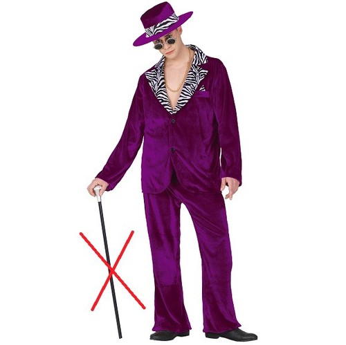 Mens cool man pimp - mens, dress