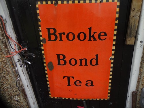 Vintage enamel sign brooke - vintage, ~