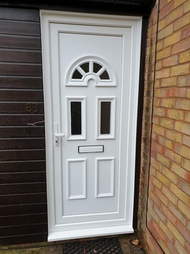 Upvc front door - front, panel