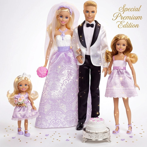 Barbie wedding gift set - gift,