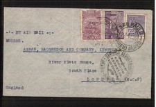 1935 Brazil Condor Zeppelin Cover to London