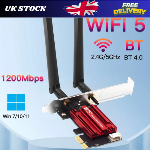 Ac1200 wifi pci wireless - 5, pci-e