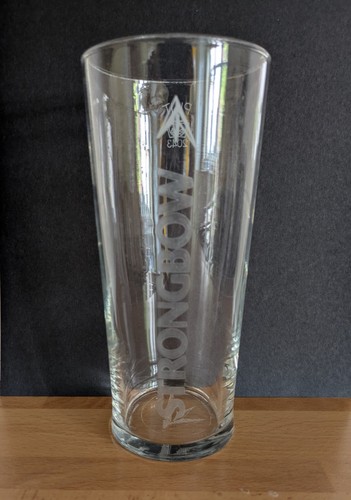 Strongbow cider pint glass - strongbow,