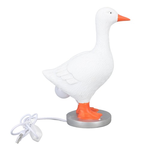 Funny goose table lamp - goose, usb