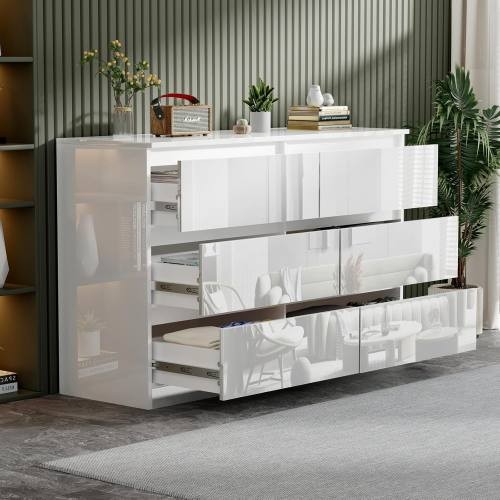 High gloss chest drawer - gloss,