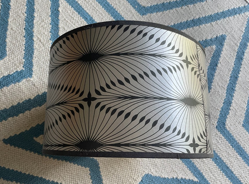Art deco retro black silver - /,