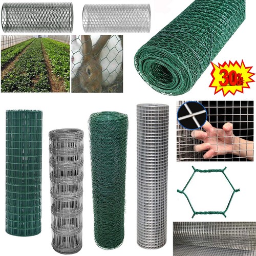Galvanised fence mesh garden - galvanised,
