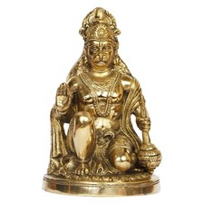 Brass Hindu God Lord Hanuman