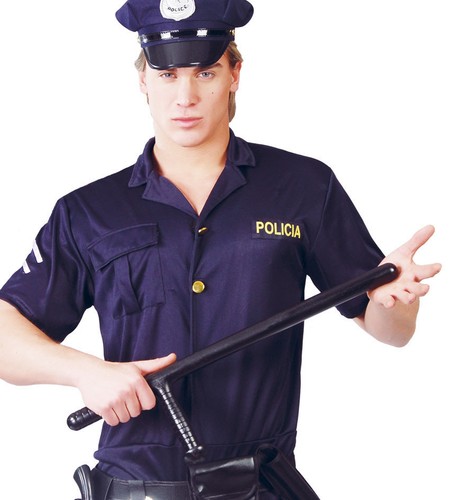 Fancy dress large police - fancy,
