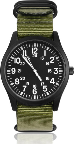 Men military field watch - men's,