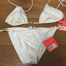 River Island Cream Pacha Ibiza bikini 10