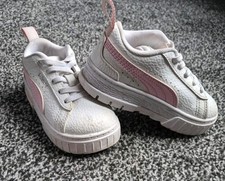 PUMA Kids White and Pink