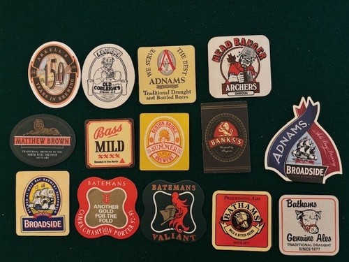 Brewery beer mat collection - uk,