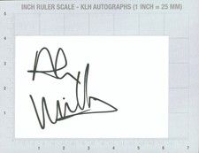 Alex Williams Hand Signed White Card Manchester City Signature Autograph + COA