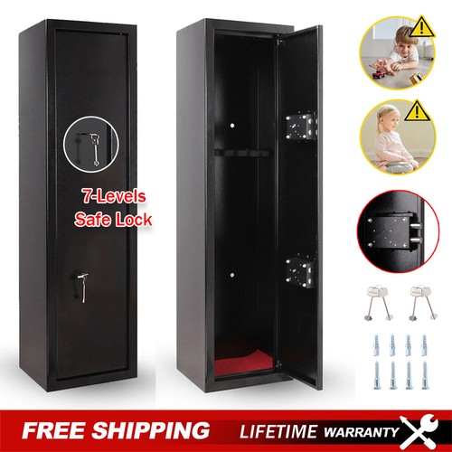 Gun cabinet safe rifle - 6,
