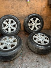 BFD083363 2013 FORD RANGER 2.2 ALLOY WHEELS X4 265/65/17 ROAD QUEST TYRE 5-7 MM