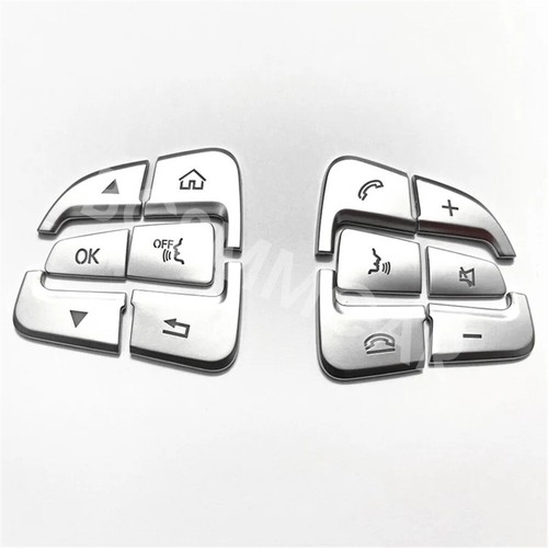 Steering wheel button sticker - wheel,