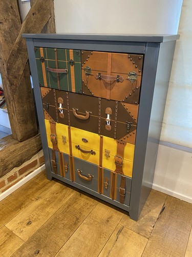 Vintage suitcase style chest - vintage, suitcase-style