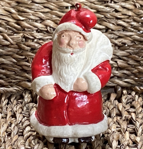 Antique chalkware santa - antique,