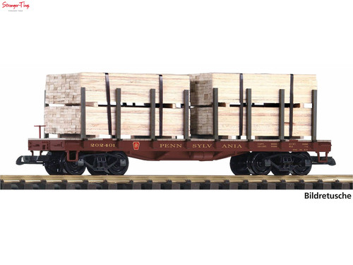 Piko prr stake wagon - stake, w/lumber