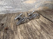 Vintage Gun Wild West Cowboy Cufflinks Pistols