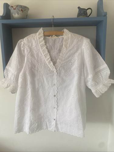 East white pure cotton blouse - pure,