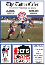 Leek Town v Mossley 29/02/92