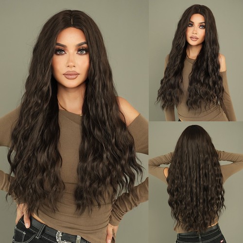 30inch long wavy wig natural - long,
