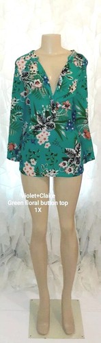 Violet claire green floral - violet+claire,