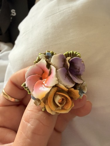 Vtg thorley bone china pink - bone,