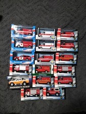17x NEW Cararama 1/43 Diecast Emergency Vehicle Car Jeeps Trucks Fire Police